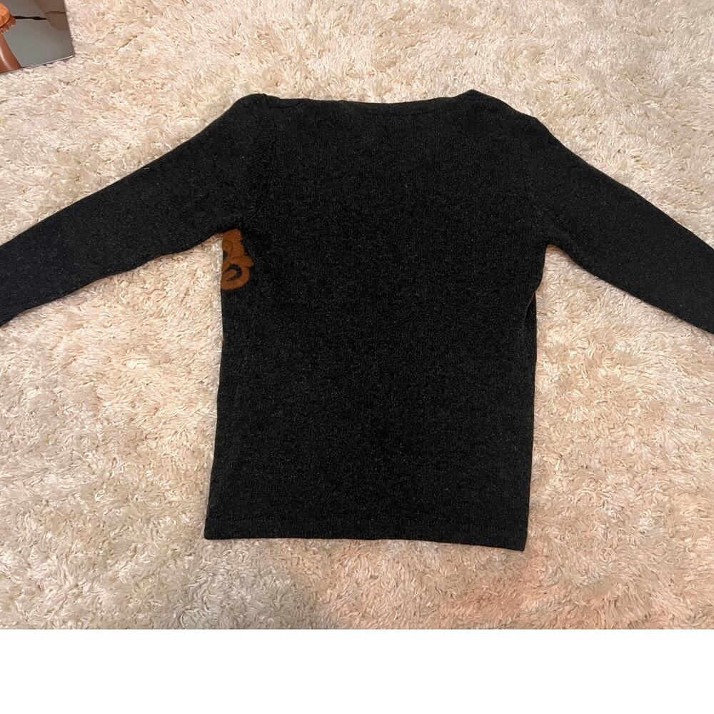 Barclay Vintage Lambswool Embroidered Med Cardigan Lagenlook Grandmacore Pocket - Picture 7 of 11